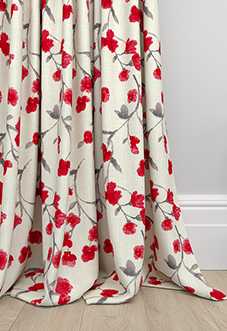 Como, Cherry - Made to Measure Curtains